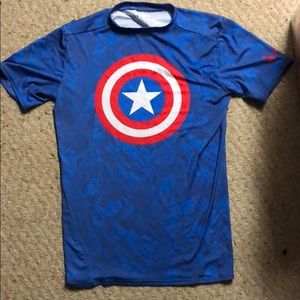 Captain America Under Armour Heat Gear Compression